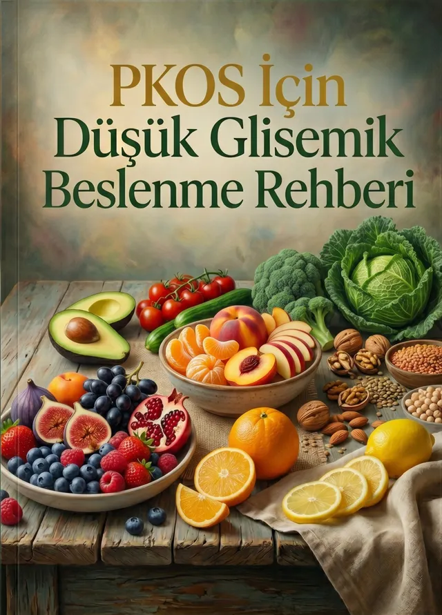 PKOS İçin Düşük Glisemik Beslenme Rehberi — premium PDF kapağı