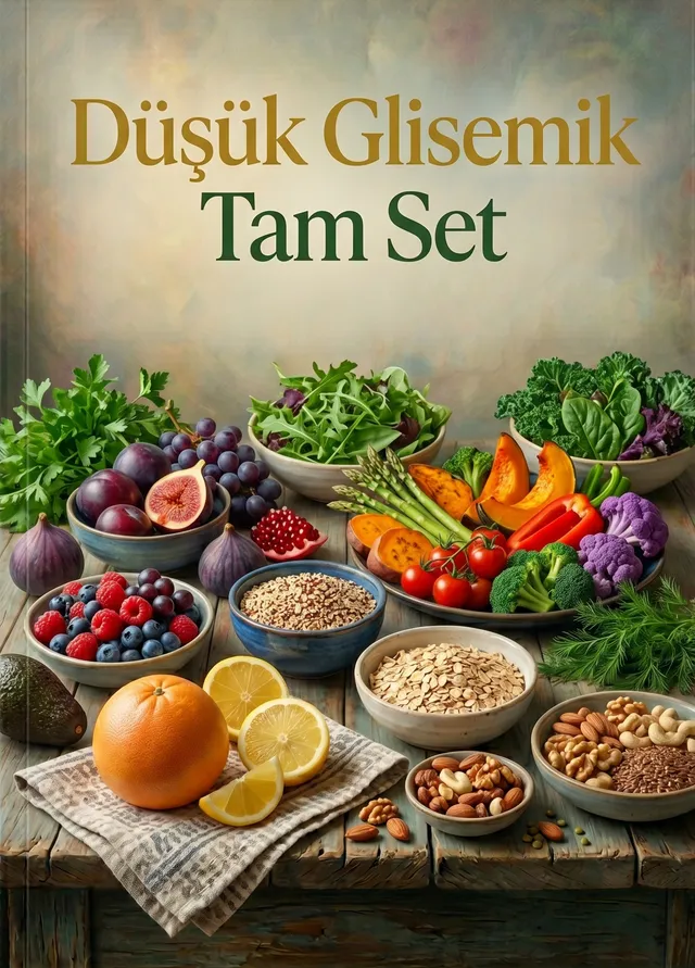 Düşük Glisemik Tam Set — premium PDF kapağı