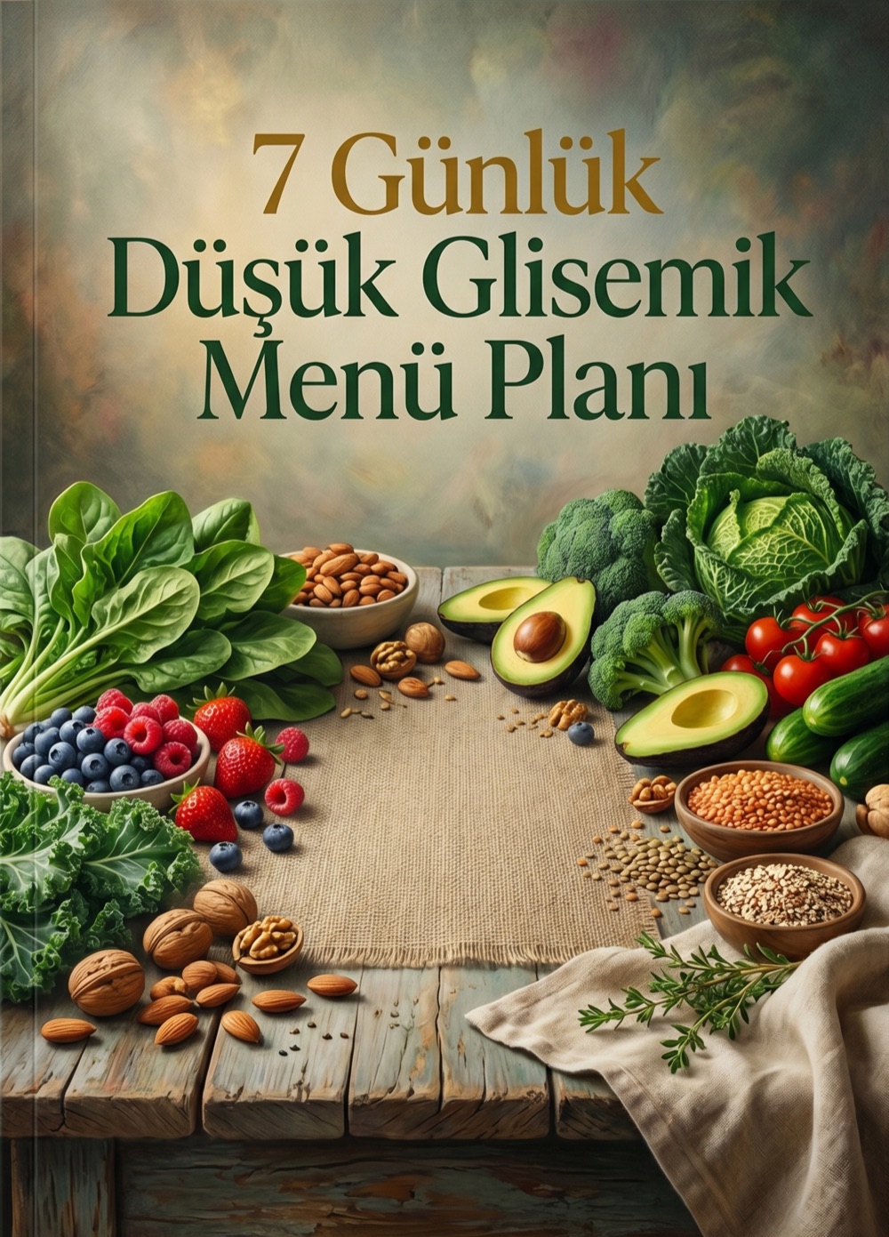 7 Günlük Düşük Glisemik Menü Planı — PDF kapağı